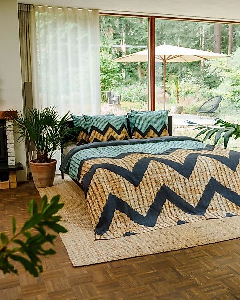 kayori Bettwäsche "Imani" 2 Stk. tlg. 100% reiner Bio-Baumwoll-Satin günstig online kaufen