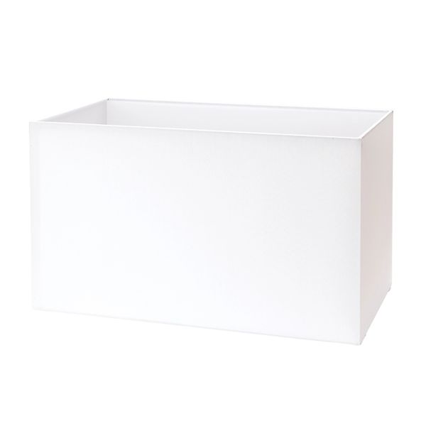 Orion Lightstyle Lampenschirm Rechteckig 40 x 22 x 23 cm Weiß günstig online kaufen