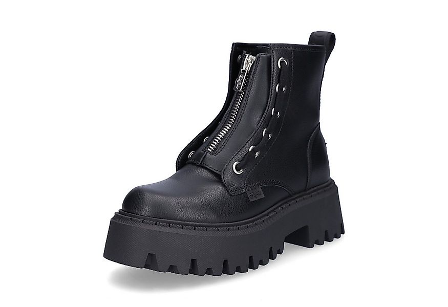 Buffalo Buffalo Damen Boot Aspen Front Zip schwarz Ankleboots günstig online kaufen