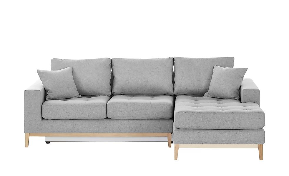 smart Ecksofa - grau - 90 cm - Polstermöbel > Sofas > Ecksofas - Möbel Kraf günstig online kaufen