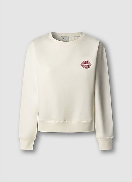 Pepe Jeans Sweatshirt LETHA mit geripptem Rundhals günstig online kaufen