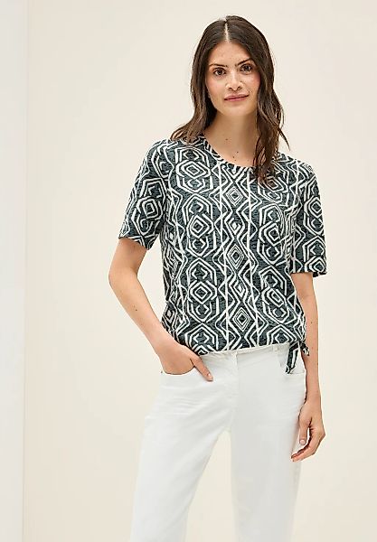 Cecil Print-Shirt mit Gummizug im Bund günstig online kaufen