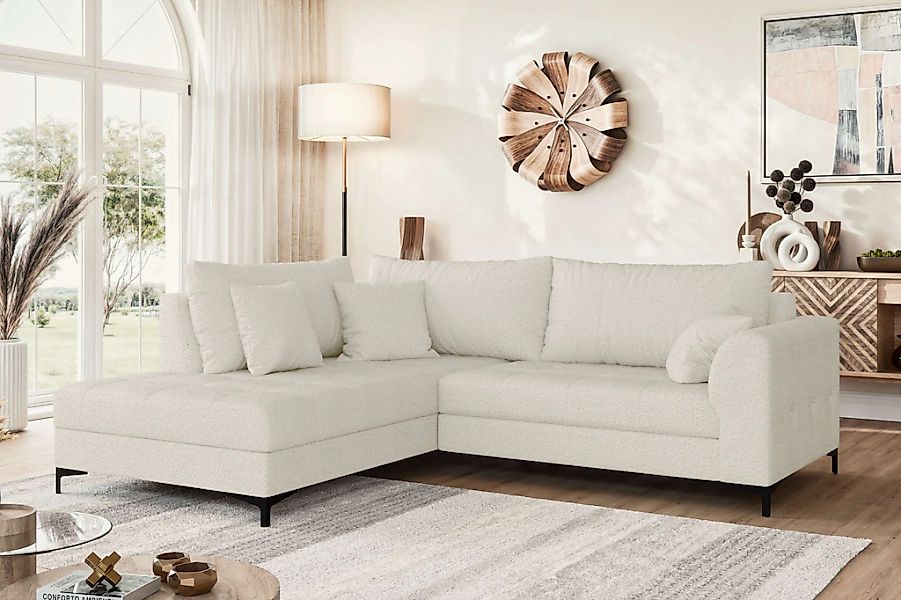 OTTO home Ecksofa "LEEVKE Design-Sofa mit Ottomane rechts/links bestellbar, günstig online kaufen
