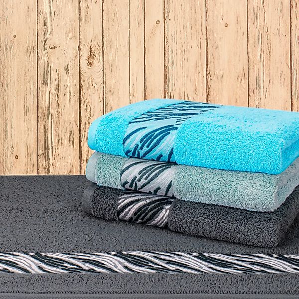 Möve for frottana Badetuch »Shadow«, (1 St., Badetuch 67 x 140 cm), mit Bor günstig online kaufen
