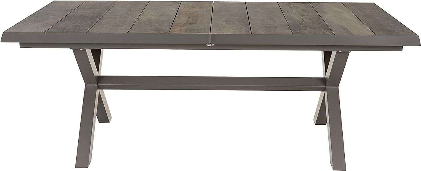 Siena Garden Gartentisch ""Sincro" Ausziehtisch 200-260x100cm mit Keramikle günstig online kaufen