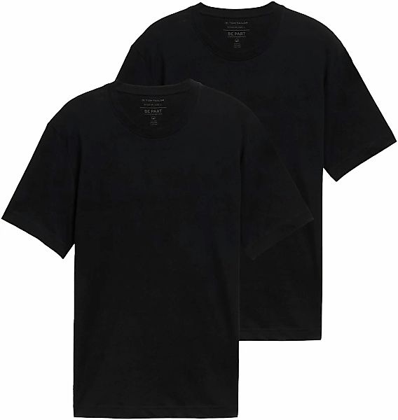 TOM TAILOR T-Shirt Packung, 2 Stk. tlg. unifarben günstig online kaufen
