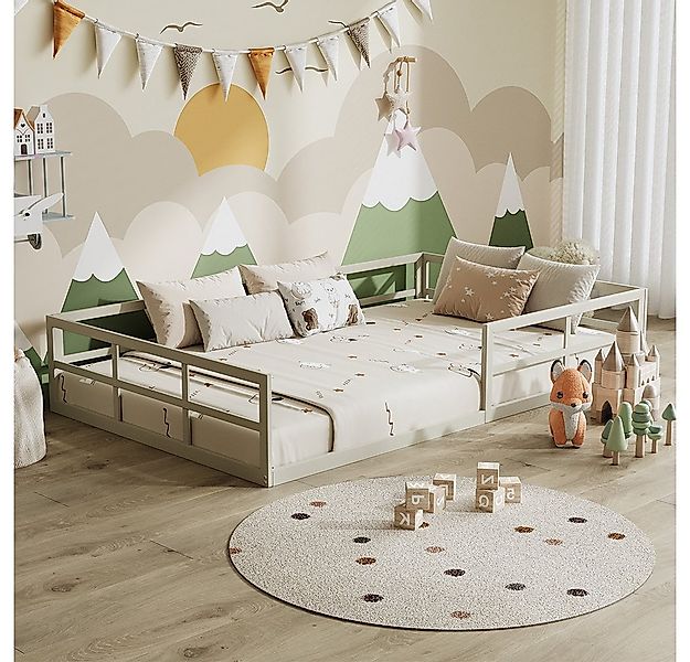 VitaliSpa® Kinderbett Minno, Greige, 205 x 125 cm ohne Matratze günstig online kaufen
