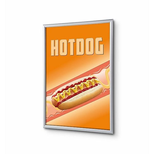 Showdown Displays Hängevitrine A4 - Komplett-Set - Hot Dog Englisch - Orang günstig online kaufen