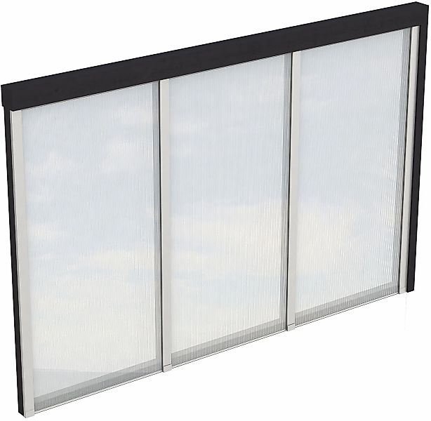 Skanholz Carport-Seitenwand, m. Polycarbonat, Wandanbau günstig online kaufen