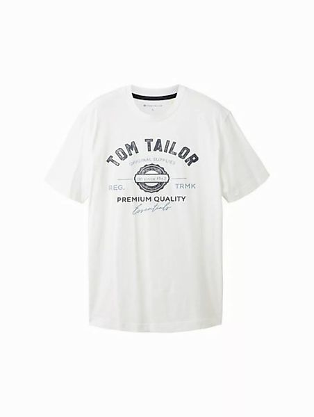 TOM TAILOR T-Shirt, mit großem Logofrontprint günstig online kaufen