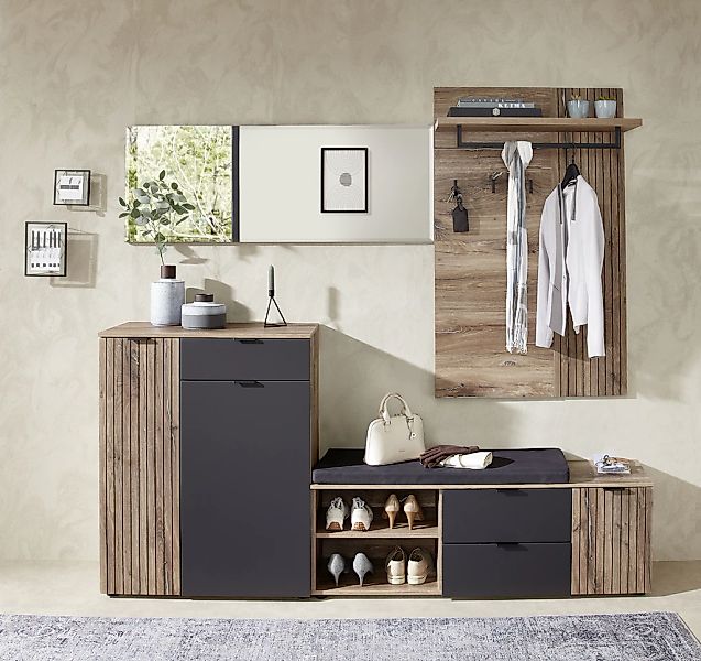 Innostyle Garderoben-Set "LINEA Garderoben Set,besteht aus 4 Typen, 216x204 günstig online kaufen