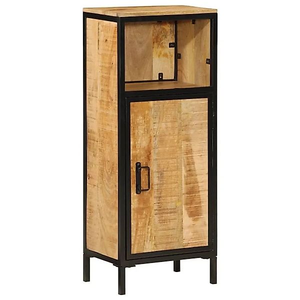 vidaXL Badschrank 40x27x90 cm Massivholz Mango und Eisen 358571 günstig online kaufen