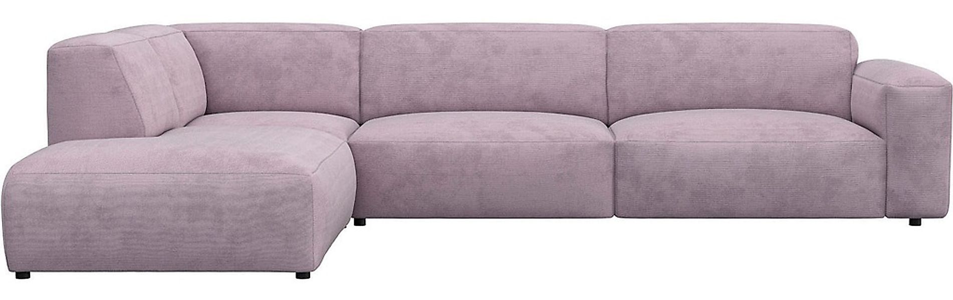 FLEXLUX Ecksofa "Lucera, super bequem durch hochwertigen Sitzaufbau mit Kal günstig online kaufen