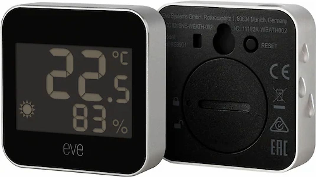EVE Sensor »Weather (Matter) 2er Pack« Smarte Wetterstation günstig online kaufen