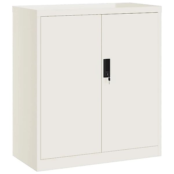 vidaXL Aktenschrank Weiß 79x40x90 cm Stahl günstig online kaufen