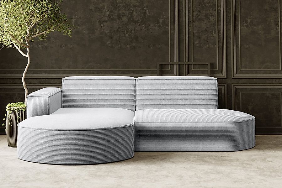 Kaiser Möbel Ecksofa Designer MODENA STUDIO L stoff Cord, Ecksofa, Cord Sof günstig online kaufen