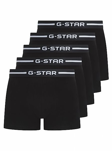 G-STAR Boxershorts "HEMLOCK, 5 PACK TRUNKS", 5 Stk. Bund mit Logoschriftzug günstig online kaufen