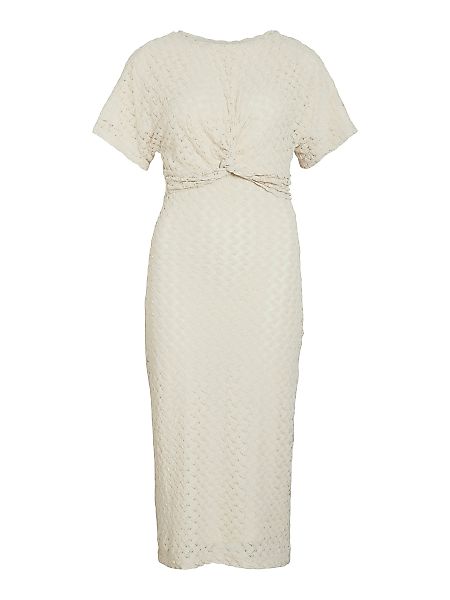 Vila Shirtkleid Geknoteter Taillenbereich, strukturiertes Muster, günstig online kaufen