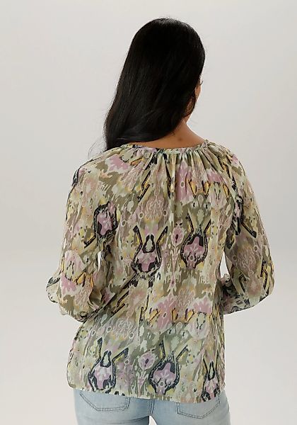 Aniston SELECTED Chiffonbluse, aus transparentem Chiffon - NEUE KOLLEKTION günstig online kaufen