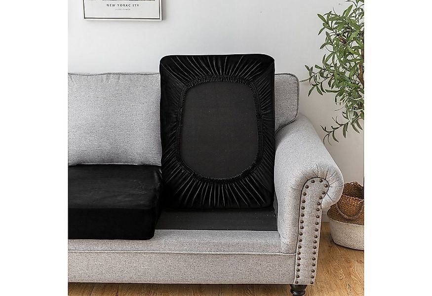 Rosnek Sofahusse Samt, Stretch, mit elastischer Unterseite, für Sofa günstig online kaufen