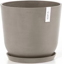 ECOPOTS Blumentopf Oslo 35 Taupe, für günstig online kaufen