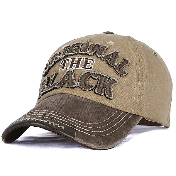 Sporty Baseball Cap Original The Black Vintage Style Used Washed Look Retro günstig online kaufen