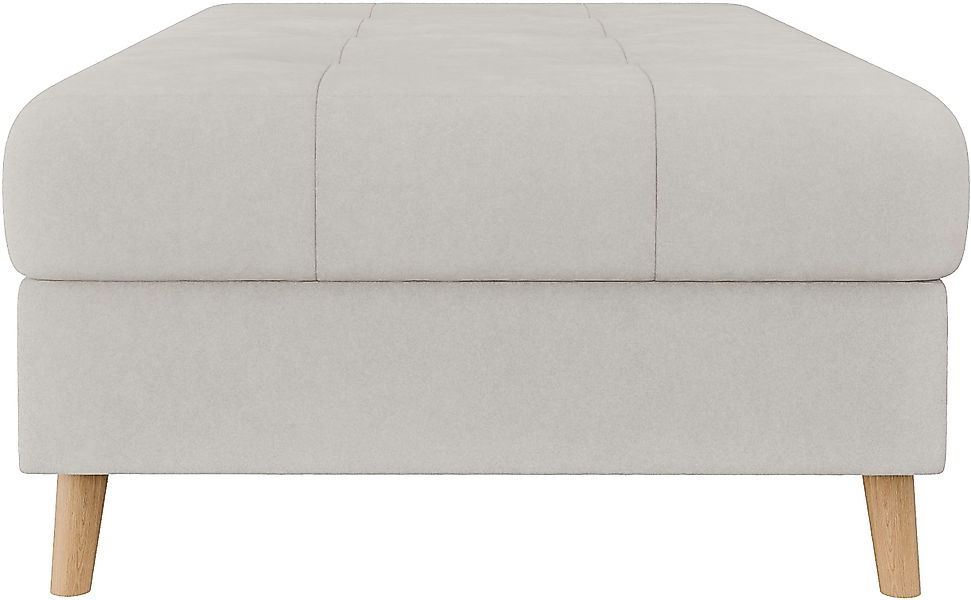 Home affaire Polsterhocker CHARRE XXL, Steppung im Sitzbereich, Maße: B/T/H günstig online kaufen