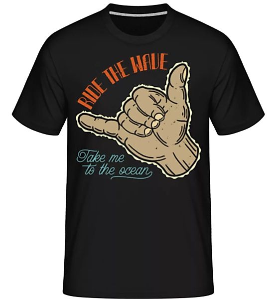 Ride The Wave · Shirtinator Männer T-Shirt günstig online kaufen