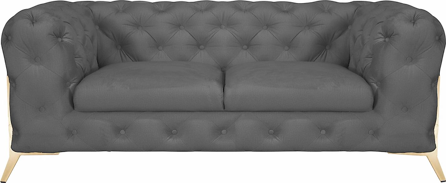 Home affaire Chesterfield-Sofa "Amaury" aufwändige Knopfheftung, moderne Ch günstig online kaufen