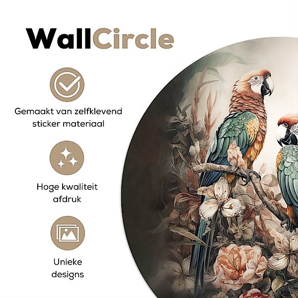 MuchoWow Wandsticker Papageien - Vögel - günstig online kaufen