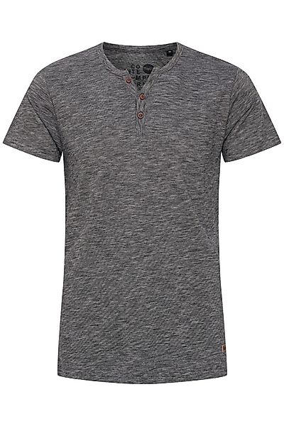 !Solid Rundhalsshirt SDSigos Kurzarmshirt mit Knopfleiste günstig online kaufen
