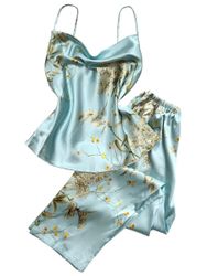 Elegant Love Capri-Pyjama Schlafanzug-Set mit elegantem günstig online kaufen