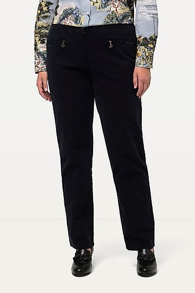 Ulla Popken Funktionshose Cordhose Mony Komfortbund Reißverschlusstaschen günstig online kaufen