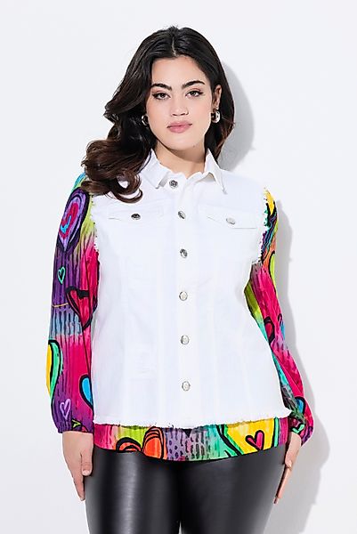 Angel of Style Steppweste Jeansweste offene günstig online kaufen