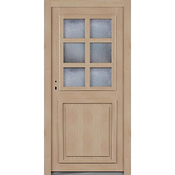 Roro Nebeneingangstür OHE 1005 Fichte 5FA 110 cm x 210 cm DIN L günstig online kaufen