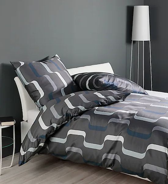Janine Bettwäsche »Mako-Satin87107 0«, mit Reissverschluss günstig online kaufen