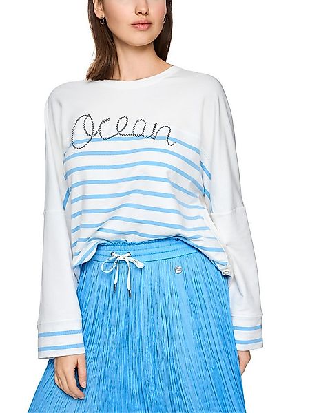 Marc Cain Sweatshirt Salty Breeze Premium Damenmode gestreift, weite Form günstig online kaufen