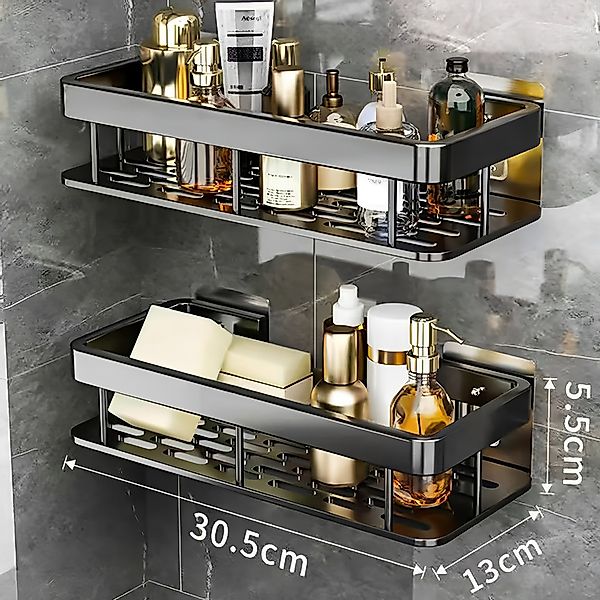 OYLCDI Duschablage 2 Stück Duschregal 30x13cm günstig online kaufen