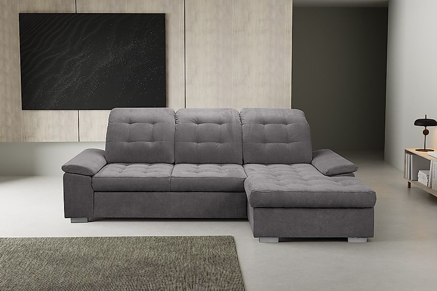 WERK2 Ecksofa "Carmen, mit Bettfunktion & Bettkasten, optional Sitztiefenve günstig online kaufen