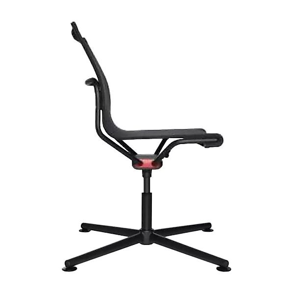 Wagner - D1 Bürostuhl Vierfußgestell - schwarz/Dondola® 4D Sitzgelenk/Stoff günstig online kaufen