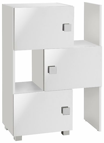 Schildmeyer Schieberegal Quadra, stapelbar, Badregal günstig online kaufen