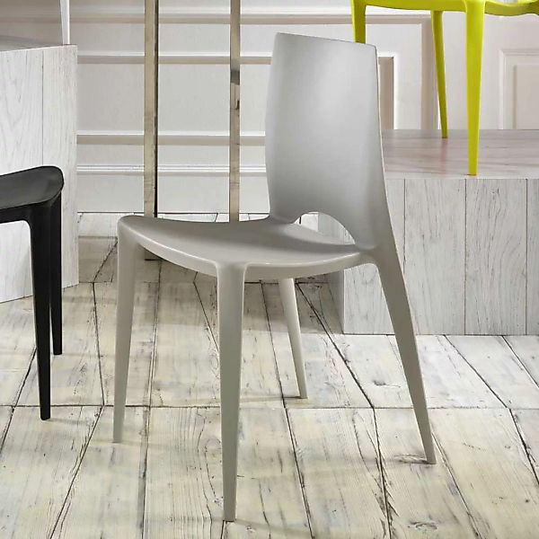 Küchenstuhl in Grau modern (4er Set) günstig online kaufen