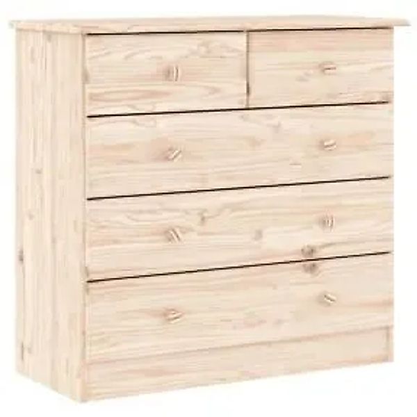 vidaXL Kommode ALTA 77x35x73 cm Massivholz Kiefer günstig online kaufen