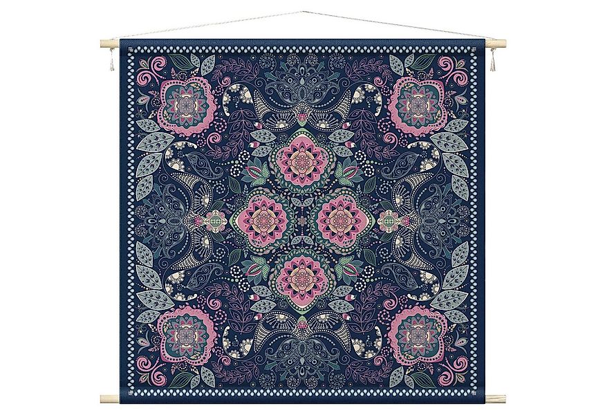 Bilderdepot24 Wandteppich modern Boho Muster Paisley Orientalisch Spirituel günstig online kaufen