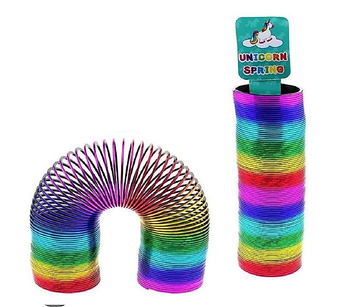 LG Designs Motorikschleife Regenbogenspirale Einhorn Metallic Glitzer, (1-t günstig online kaufen