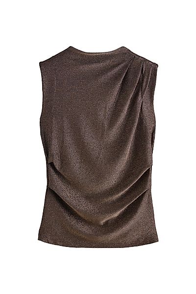 Next Blusentop Hochgeschlossenes, ärmelloses Jacquard-Oberteil (1-tlg) günstig online kaufen