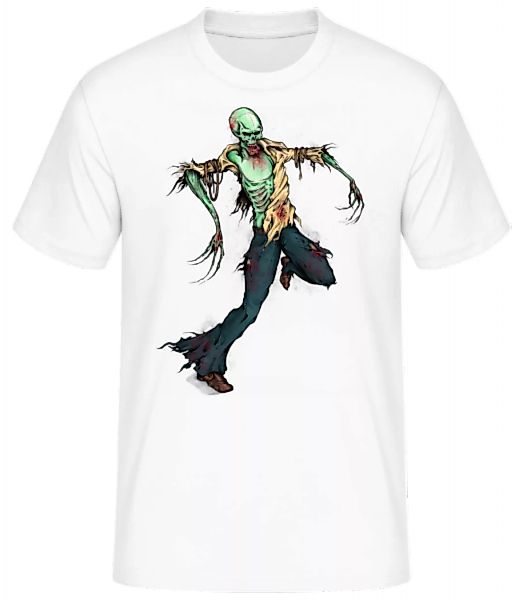 Gruseliger Zombie · Männer Basic T-Shirt günstig online kaufen