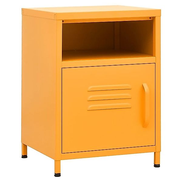 vidaXL Nachttisch Nachttisch Senfgelb 35x35x51 cm günstig online kaufen