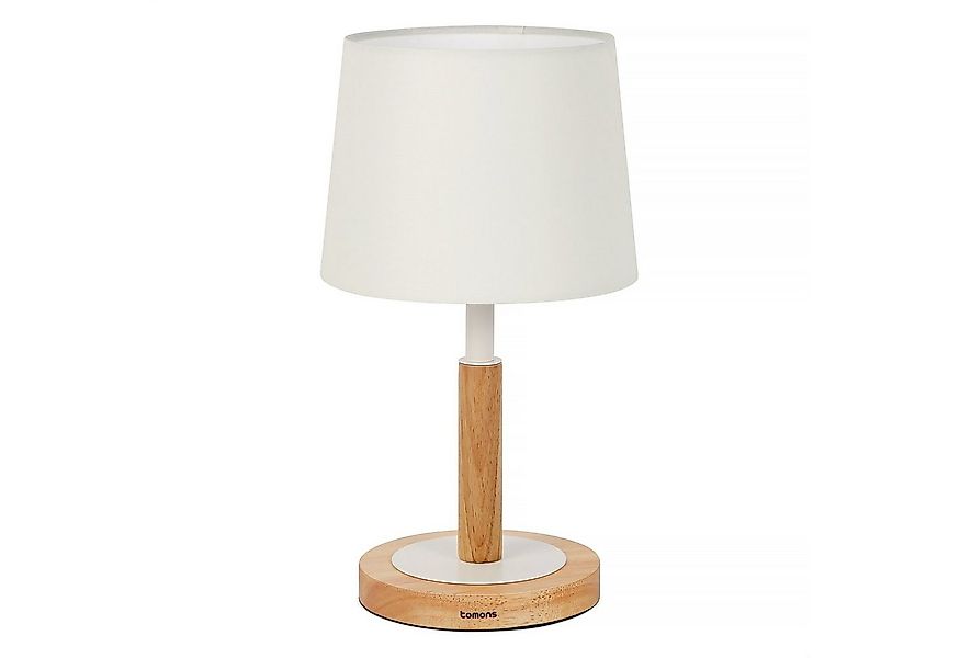 Tomons LED Tischleuchte Nachttischlampe dimmbar aus Holz, LED Tischlampe, L günstig online kaufen