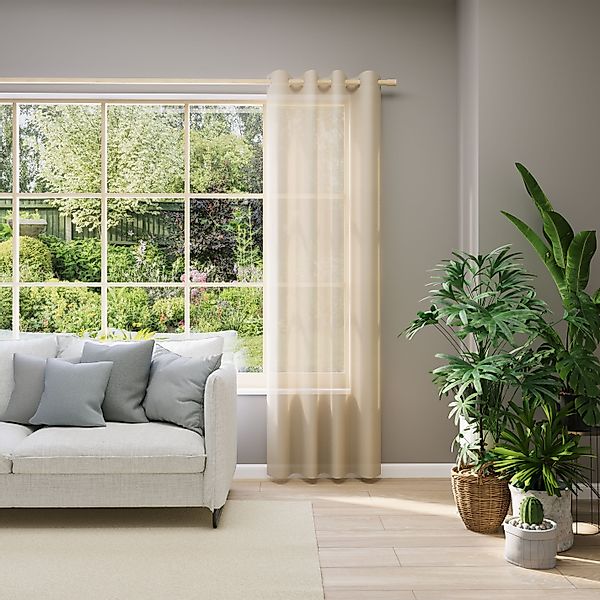 Neutex for you Vorhang nach Maß "EVA" Ösen 1 Stk. tlg. Uni-Voile mit elegan günstig online kaufen